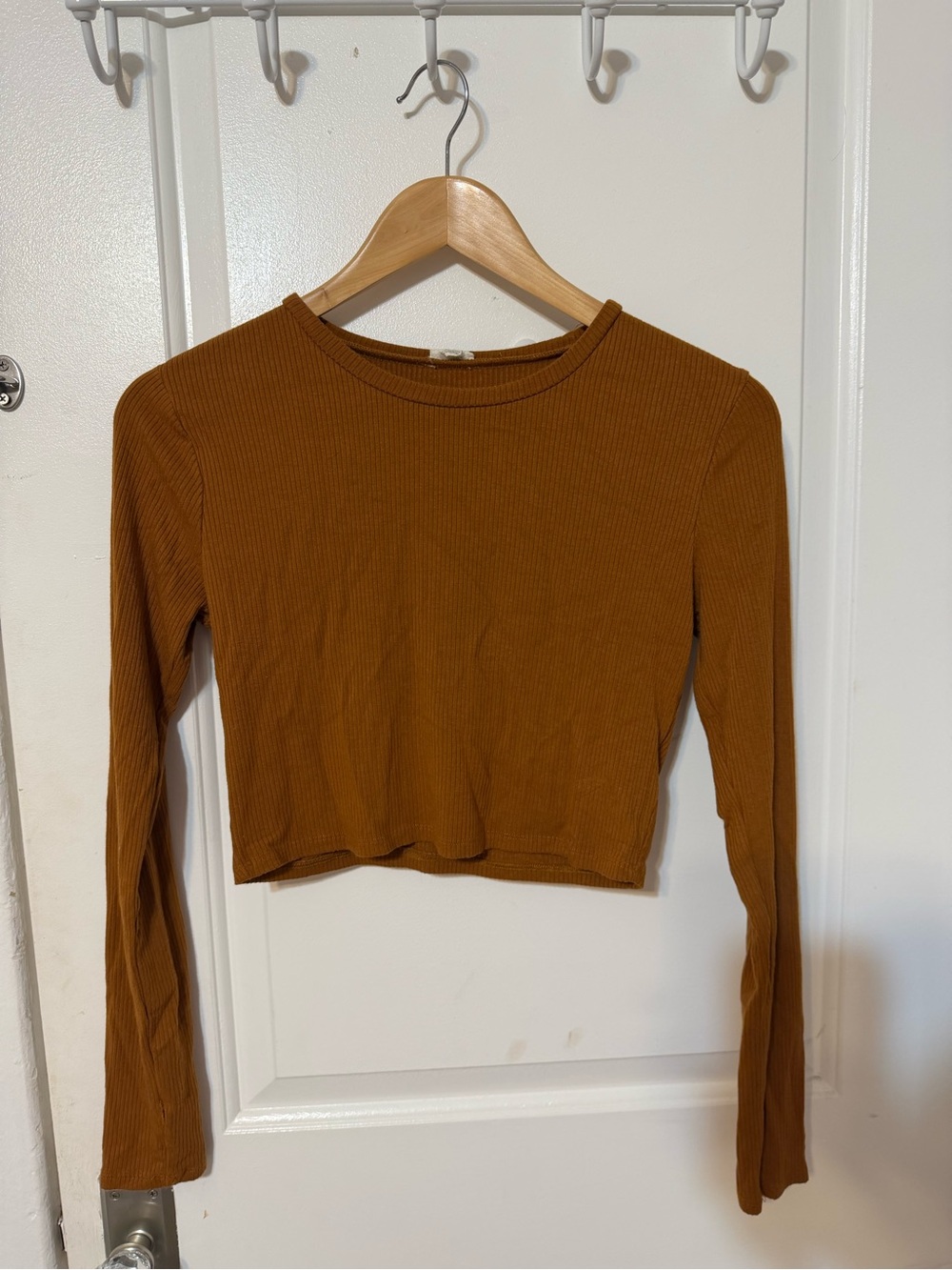 Garage Burnt Orange Crop Top